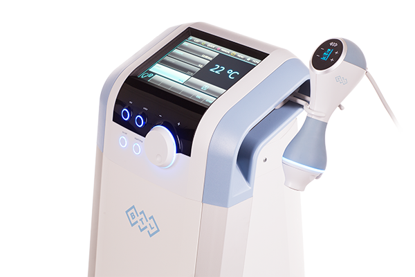 The EMTONE device for cellulite smoothing and skin firming.