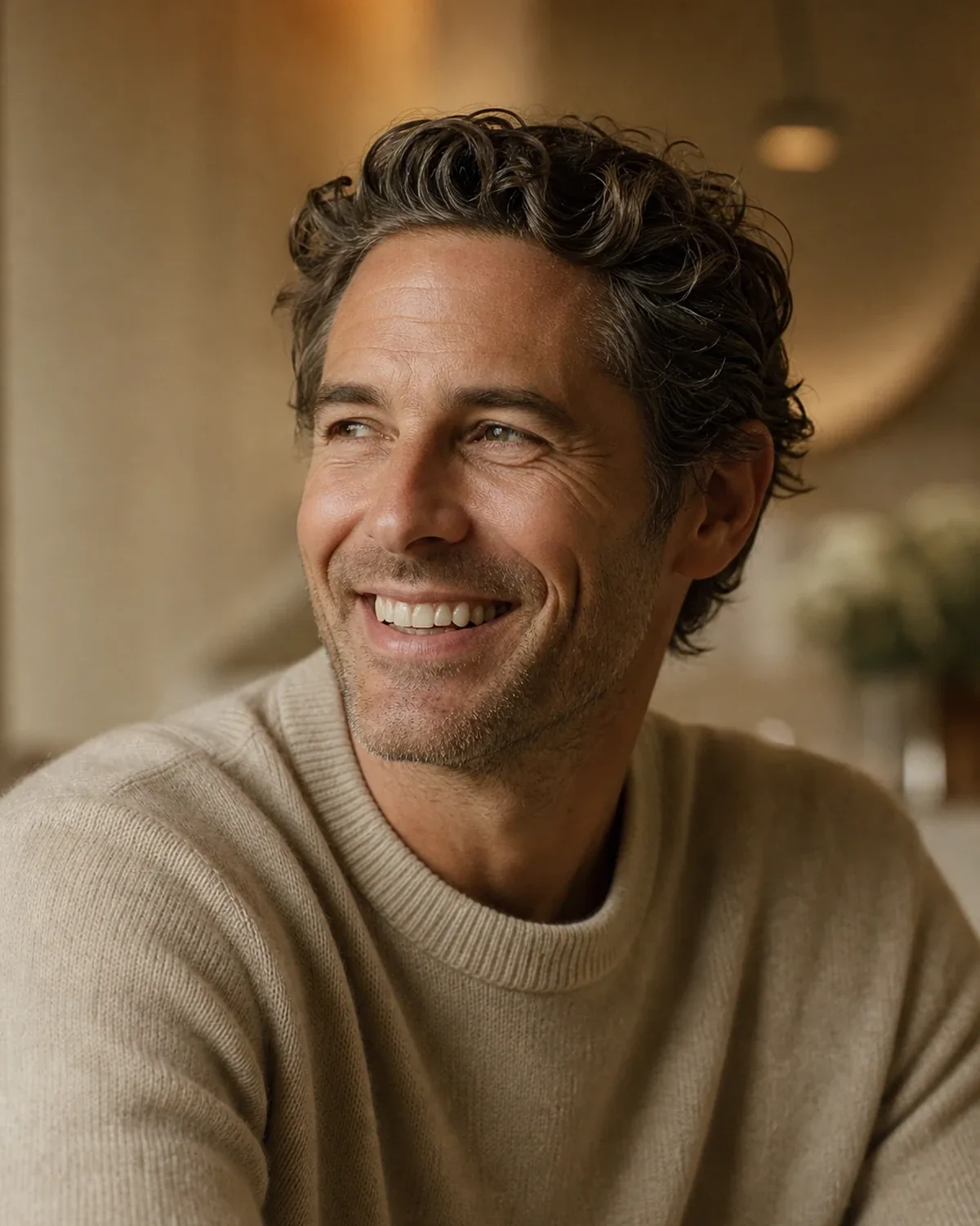 A genuine smile