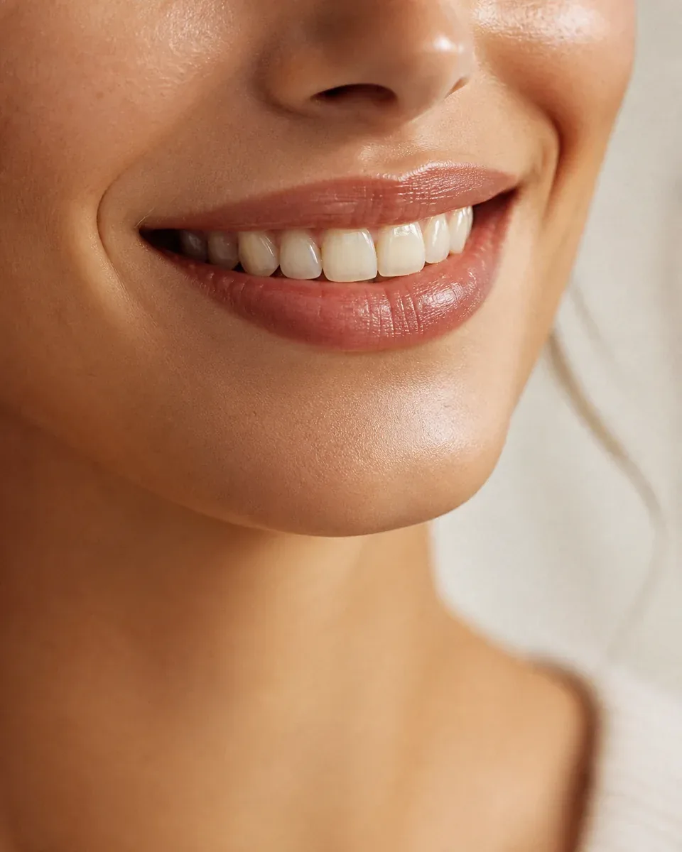 Porcelain veneer detail