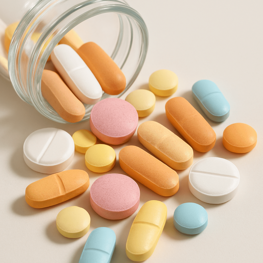Assorted Tablets and Caplets