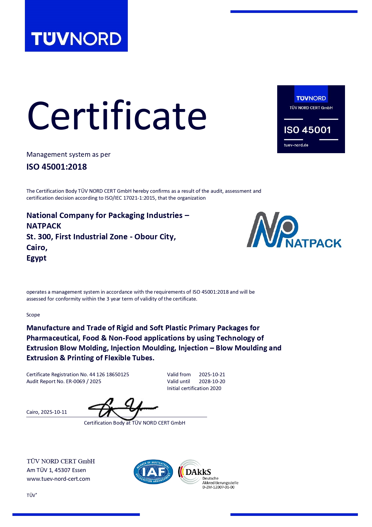 ISO 45001:2018
